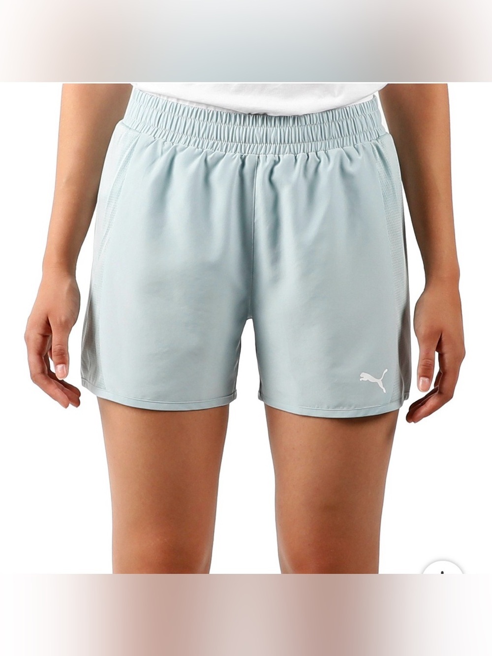 Puma Women's Light Green Athletic Shorts